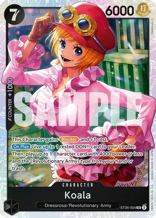 Koala (ST35-004) - Starter Deck 35: RED/BLACK Sabo Foil - Card Brawlers