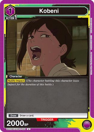 Kobeni (001) (UE22BT/CSM-1-001) - UE22BT CHAINSAW MAN - Card Brawlers
