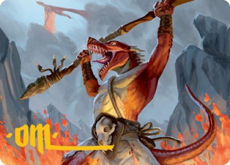 Kobold Art Card (Gold - Stamped Signature) [Dungeons & Dragons: Adventures in the Forgotten Realms Art Series] - Card Brawlers