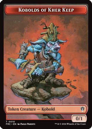 Kobolds of Kher Keep // Phyrexian Mite Double-Sided Token (FRC-10 // 16) - Commander: Reality Fracture - Card Brawlers