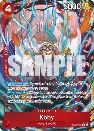 Koby (Alternate Art) (PRB02-001) - Premium Booster -The Best- Vol. 2 Foil - Card Brawlers