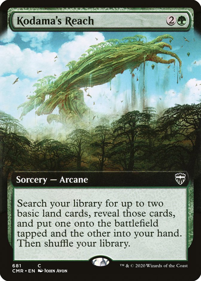 Kodama's Reach (Extended Art) [Commander Legends] - Card Brawlers