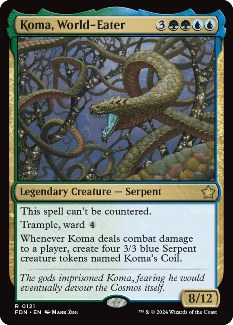 Koma, World - Eater [Foundations] - Card Brawlers