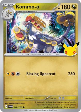 Kommo-o (112/null) - Holofoil [ME 30th Celebration] - Card Brawlers