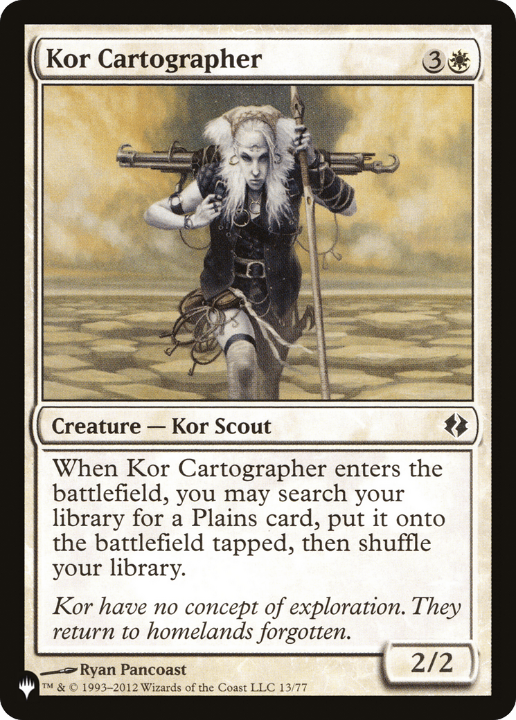 Kor Cartographer [The List] - Card Brawlers