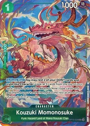 Kouzuki Momonosuke (Premium Card Collection -Best Selection Vol. 4-) (OP10-028) - One Piece Promotion Cards Foil - Card Brawlers