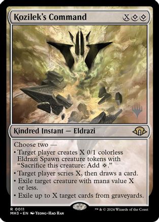 Kozilek's Command (PPECL-011) - Promo Pack: Lorwyn Eclipsed - Card Brawlers