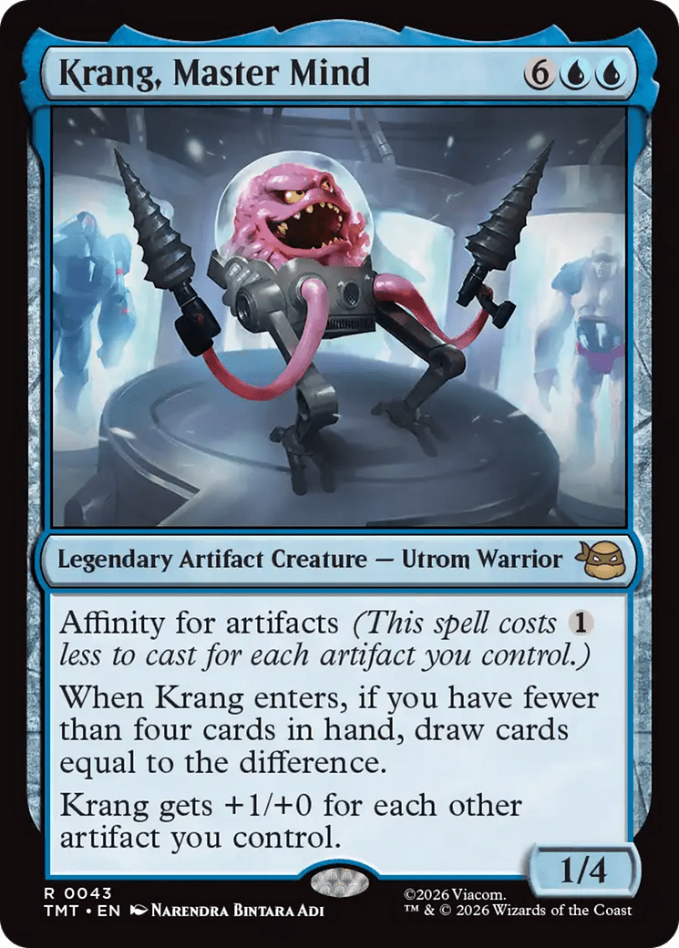 Krang, Master Mind [Teenage Mutant Ninja Turtles] - Card Brawlers