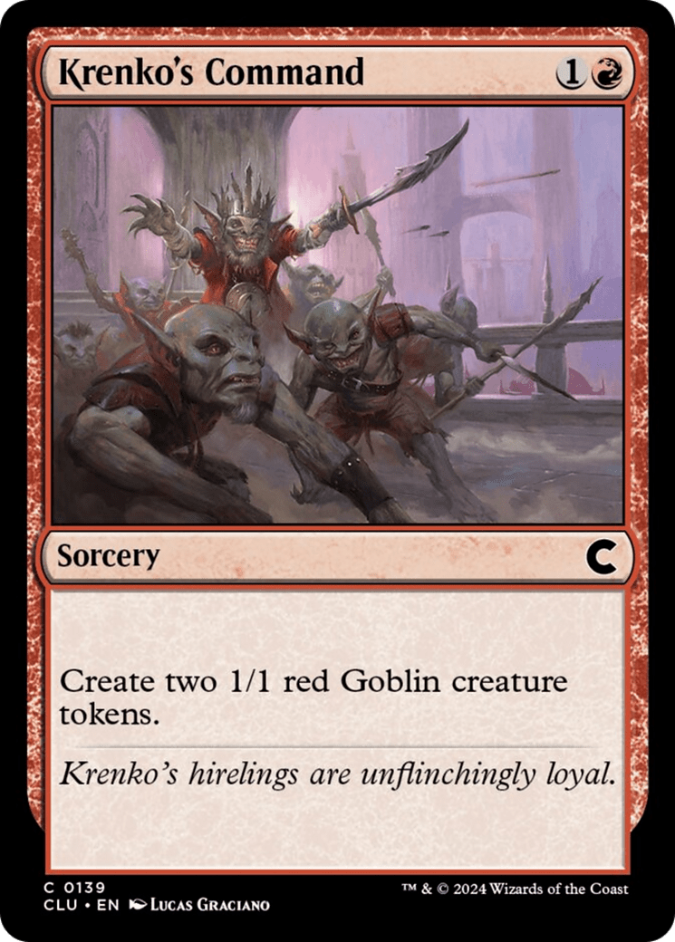 Krenko's Command [Ravnica: Clue Edition] - Card Brawlers