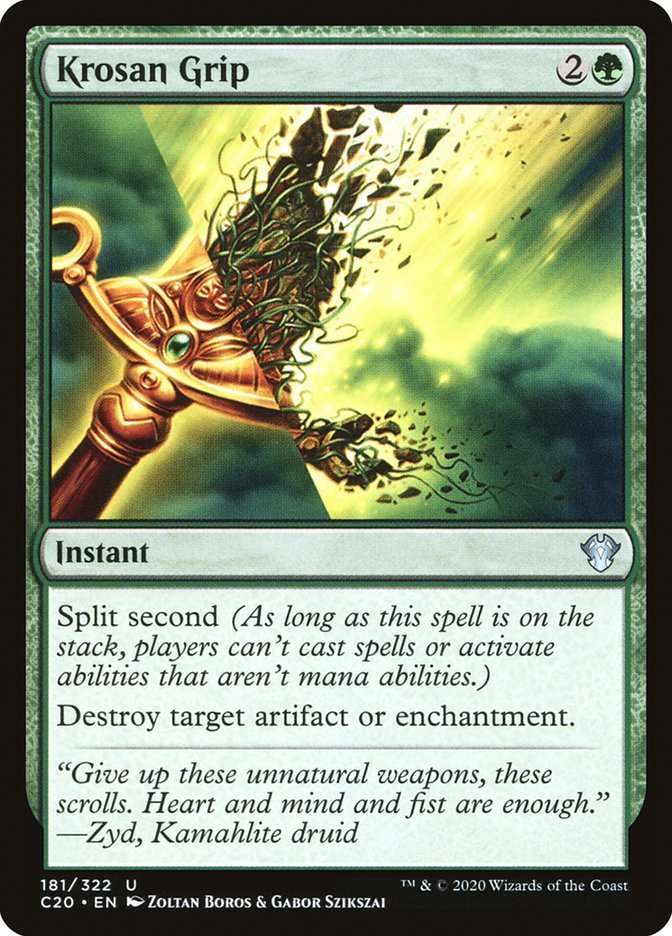 Krosan Grip [Commander 2020] - Card Brawlers
