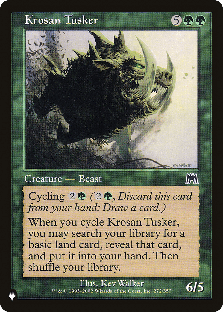 Krosan Tusker (ONS) [The List] - Card Brawlers