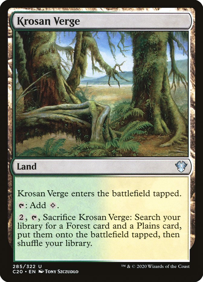 Krosan Verge [Commander 2020] - Card Brawlers