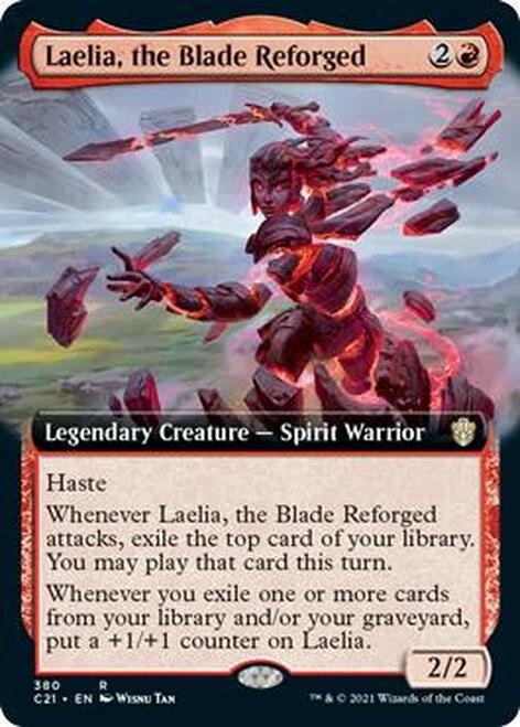 Laelia, the Blade Reforged (Extended Art) [Commander 2021] - Card Brawlers