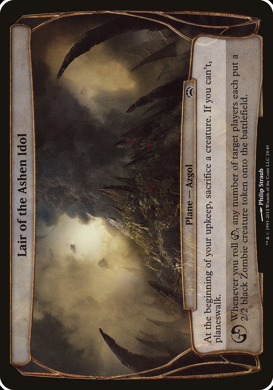 Lair of the Ashen Idol (Planes) [Planechase 2012 Planes] - Card Brawlers