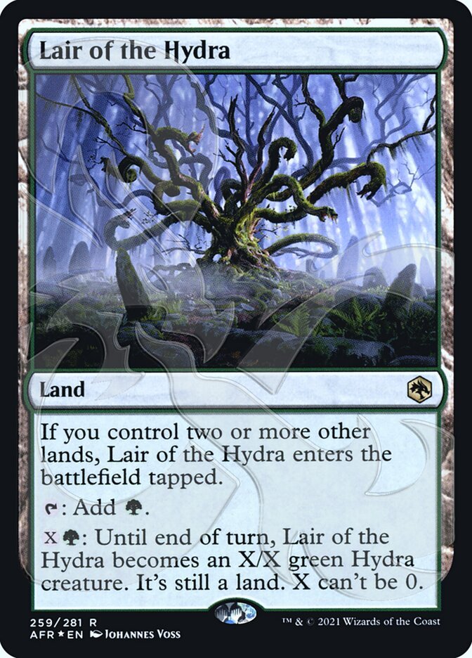 Lair of the Hydra (Ampersand Promo) [Dungeons & Dragons: Adventures in the Forgotten Realms Promos] - Card Brawlers