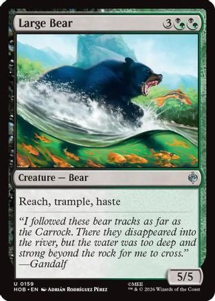 Large Bear (HOB-159) - The Hobbit Foil - Card Brawlers