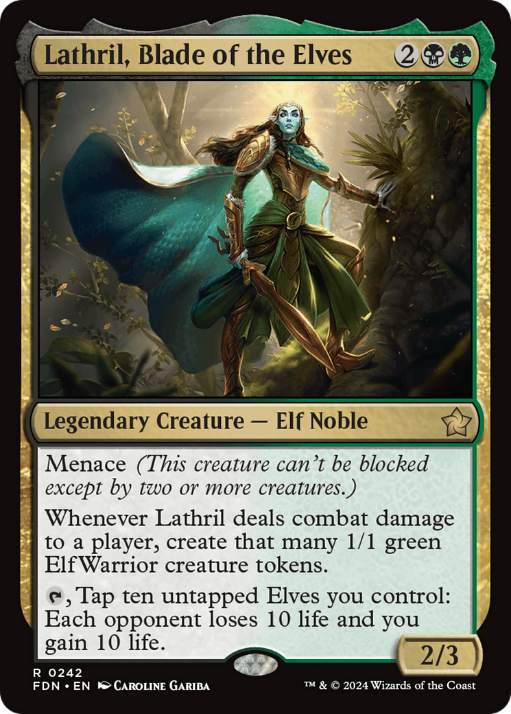 Lathril, Blade of the Elves [Foundations] - Card Brawlers