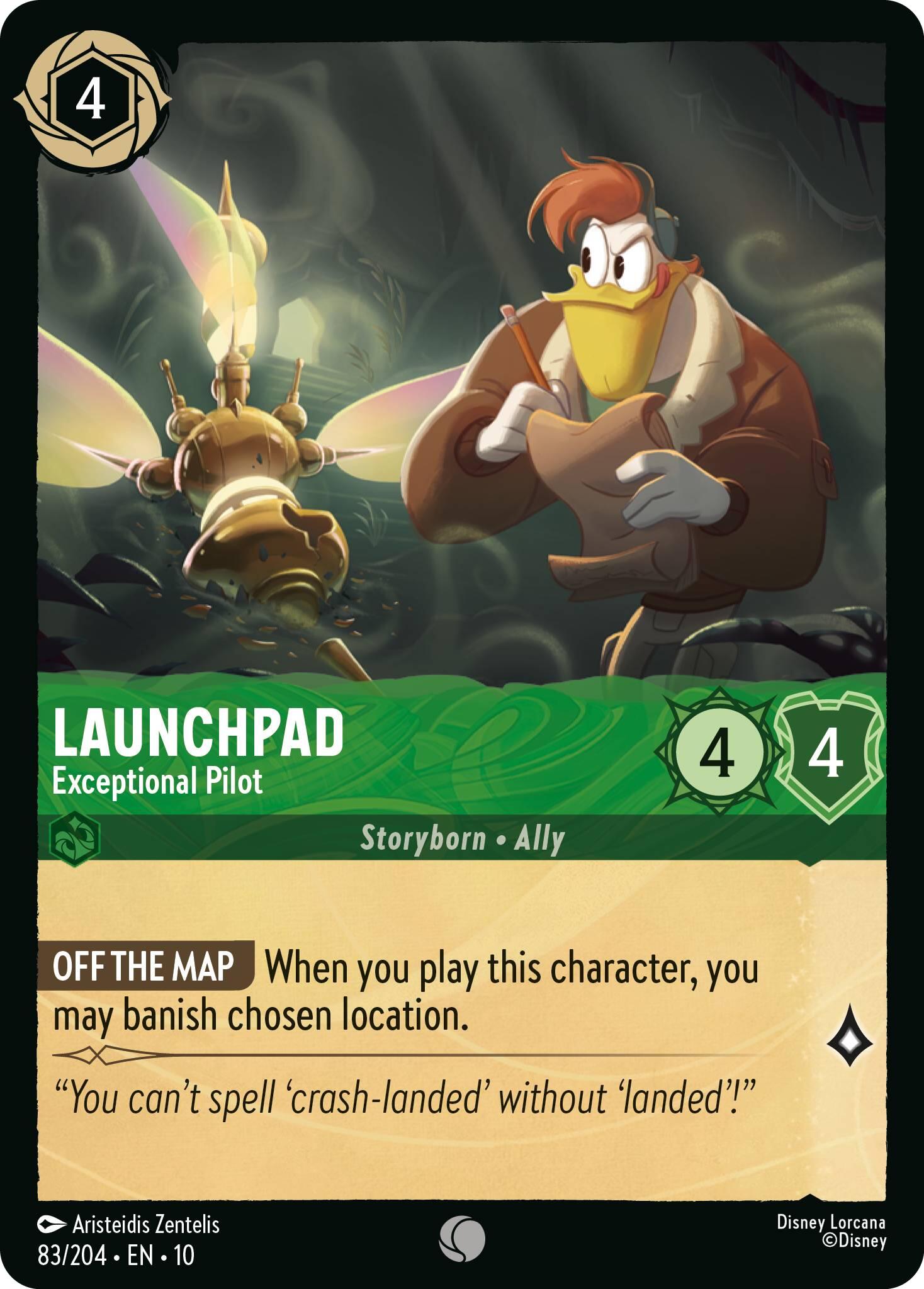 Launchpad - Exceptional Pilot (83/204) [Whispers in the Well] - Card Brawlers
