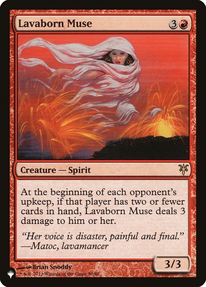 Lavaborn Muse [The List] - Card Brawlers