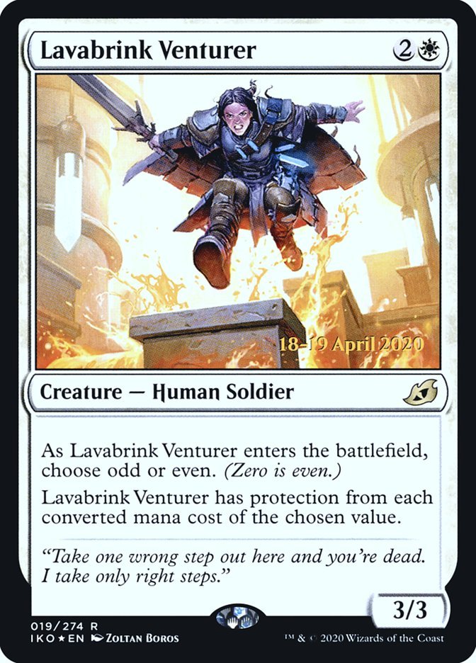 Lavabrink Venturer [Ikoria: Lair of Behemoths Prerelease Promos] - Card Brawlers
