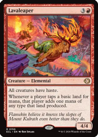 Lavaleaper (PPECL-150) - Promo Pack: Lorwyn Eclipsed - Card Brawlers
