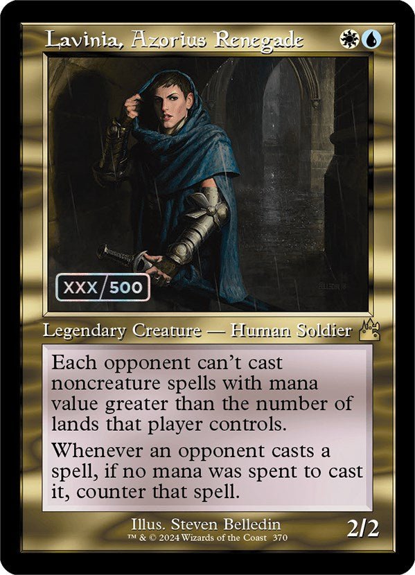 Lavinia, Azorius Renegade (Retro) (Serialized) [Ravnica Remastered] - Card Brawlers