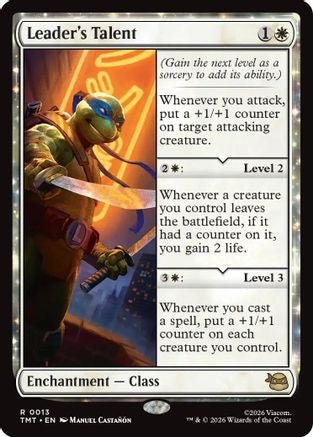 Leader's Talent (TMT-013) - Teenage Mutant Ninja Turtles - Card Brawlers