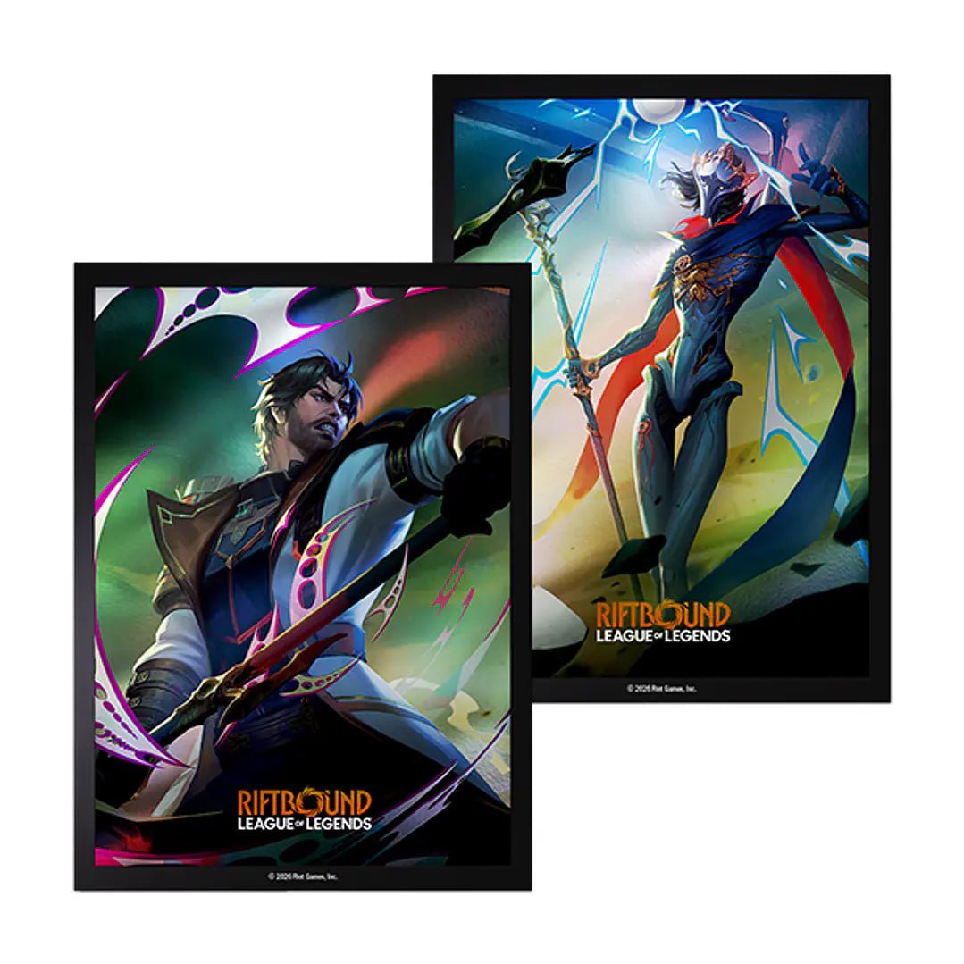 League of Legends: Riftbound TCG - Vendetta - 100ct Art Sleeves - Jayce vs Viktor - Card Brawlers