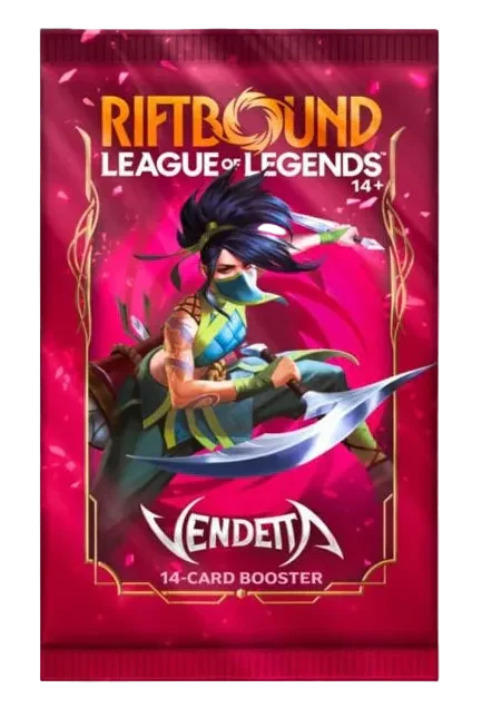 League of Legends - Riftbound TCG - Vendetta - Booster Pack (MAX 2 PER CUSTOMER) - Card Brawlers