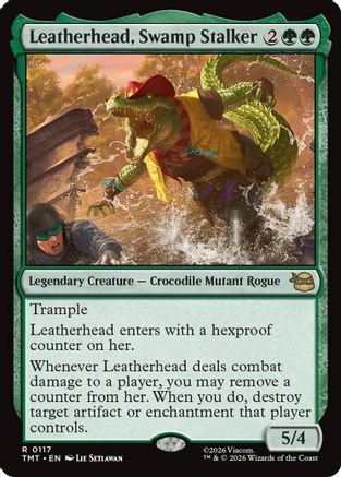 Leatherhead, Swamp Stalker (TMT-117) - Teenage Mutant Ninja Turtles - Card Brawlers