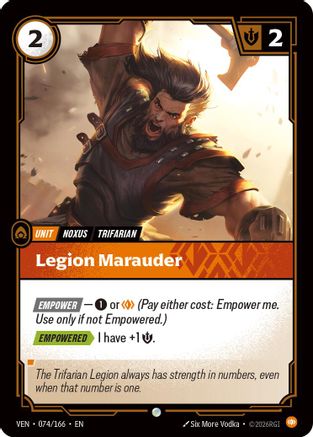 Legion Marauder (074/166) - Vendetta - Card Brawlers