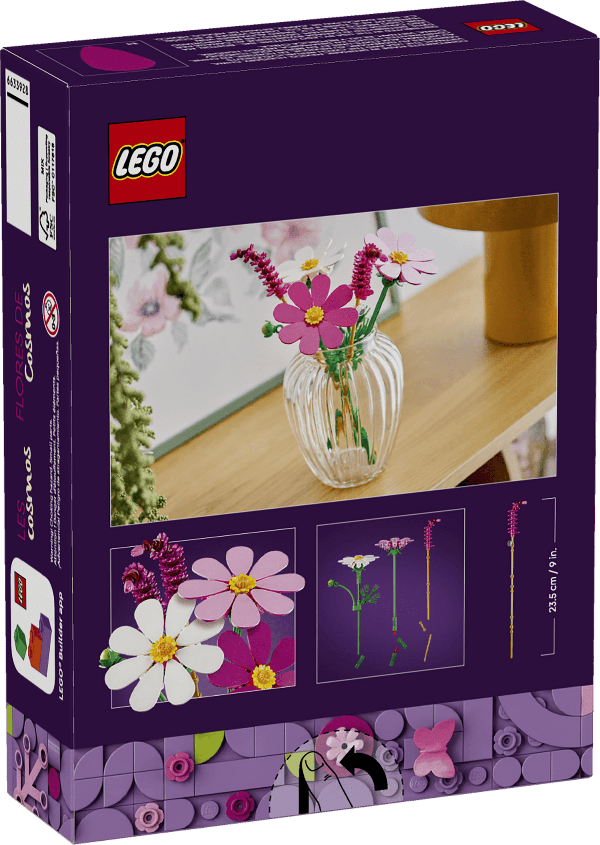 LEGO - Botanicals - Cosmos Flowers - Building Kit - 11514 - Card Brawlers