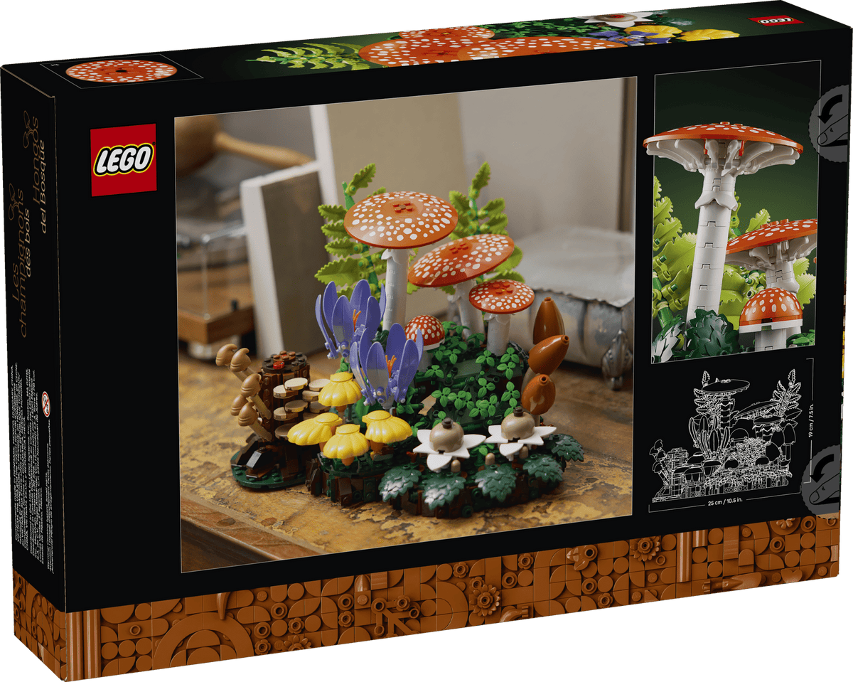 LEGO - Botanicals - Woodland Mushrooms - Building Kit - 11505 - Card Brawlers
