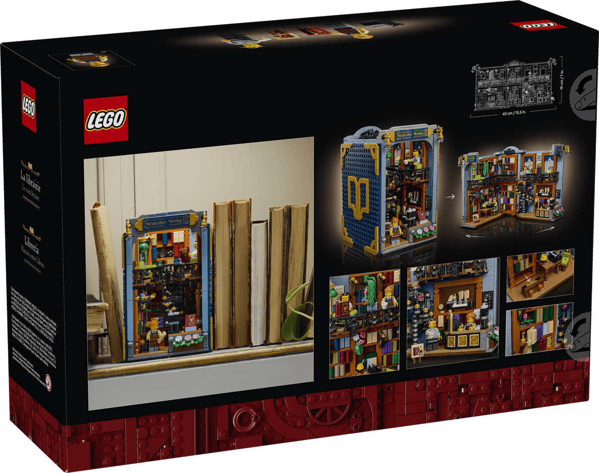 LEGO - Icons - Bookstore - Book Nook Kit - Building Kit - 11379 - Card Brawlers