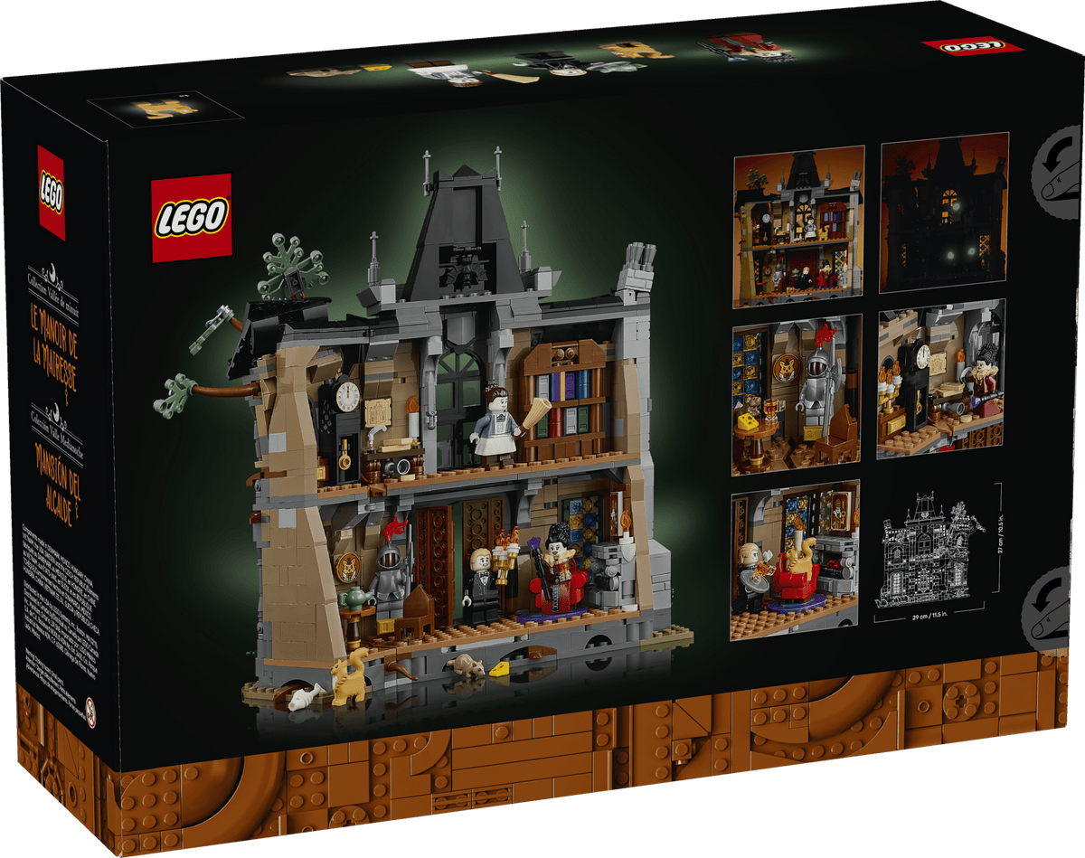 LEGO - Icons - Mayor Manor - Eerie Mansion Decor - Building Kit - 11383 - Card Brawlers