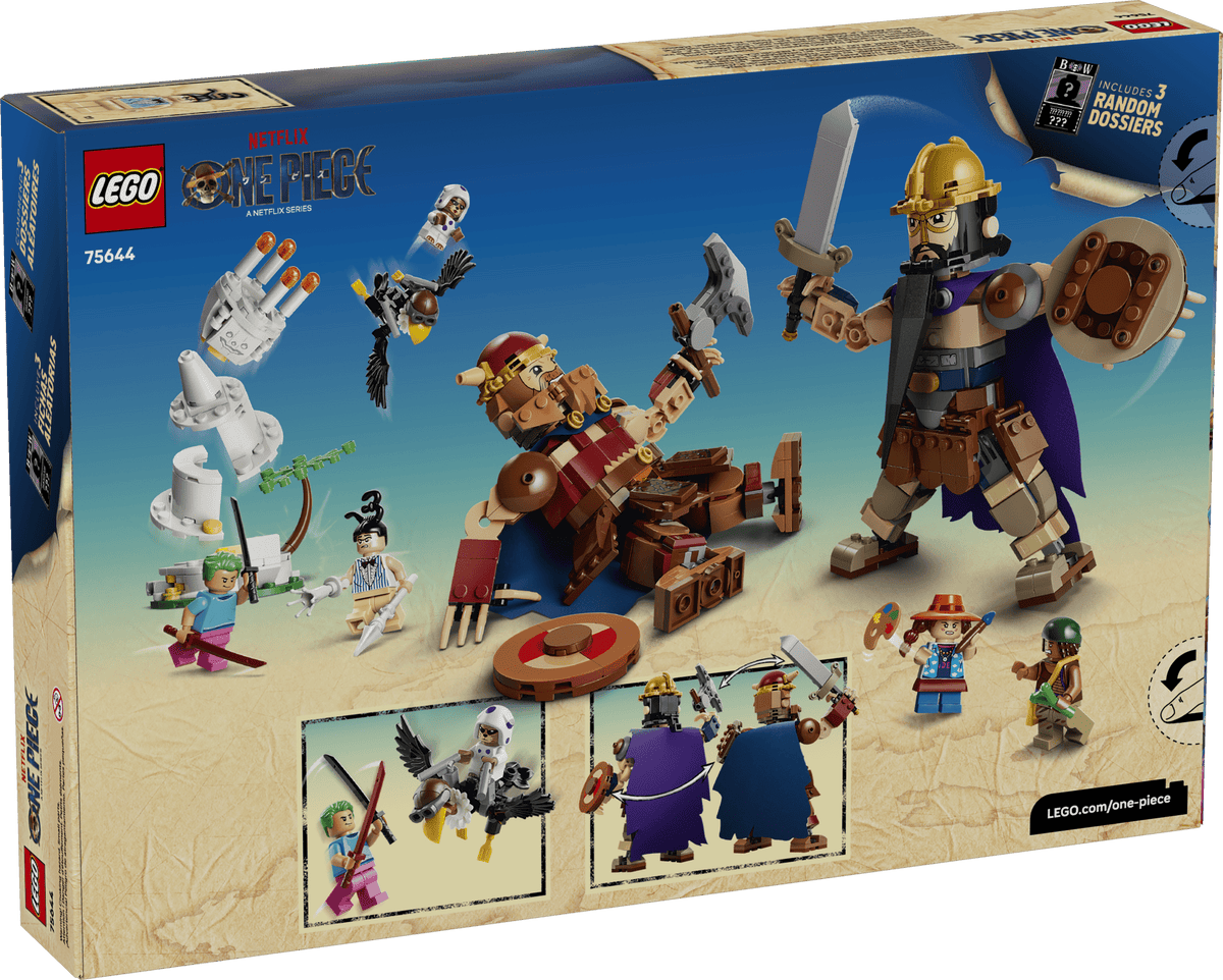 LEGO - ONE PIECE - Dorry vs. Brogy – Giants of Little Garden - Building Kit - 75644 - Card Brawlers