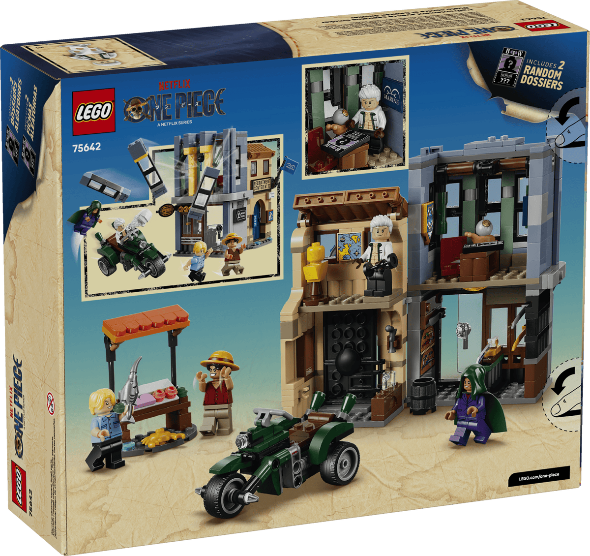 LEGO - ONE PIECE - Showdown with Captain Smoker - Building Kit - 75642 - Card Brawlers