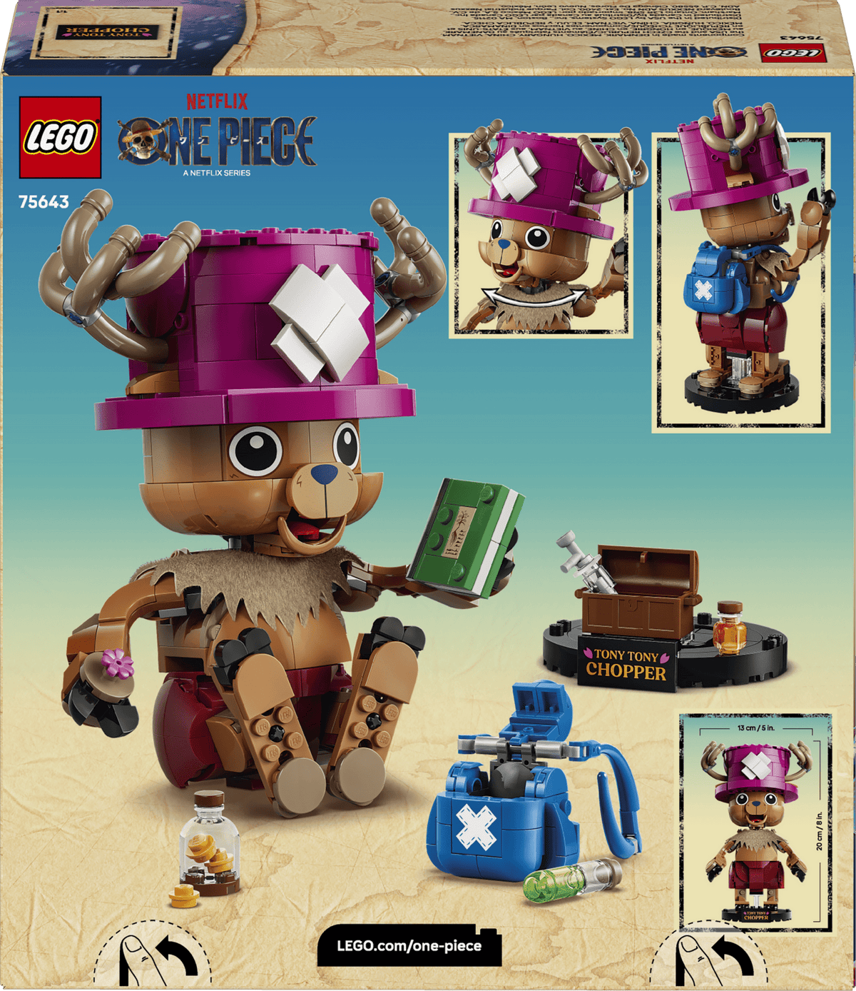 LEGO - ONE PIECE - Tony Tony Chopper - Building Kit - 75643 - Card Brawlers