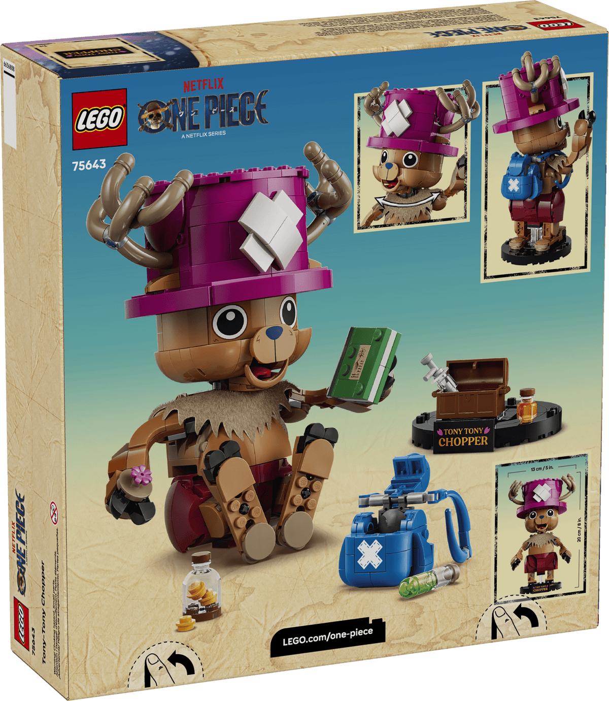 LEGO - ONE PIECE - Tony Tony Chopper - Building Kit - 75643 - Card Brawlers