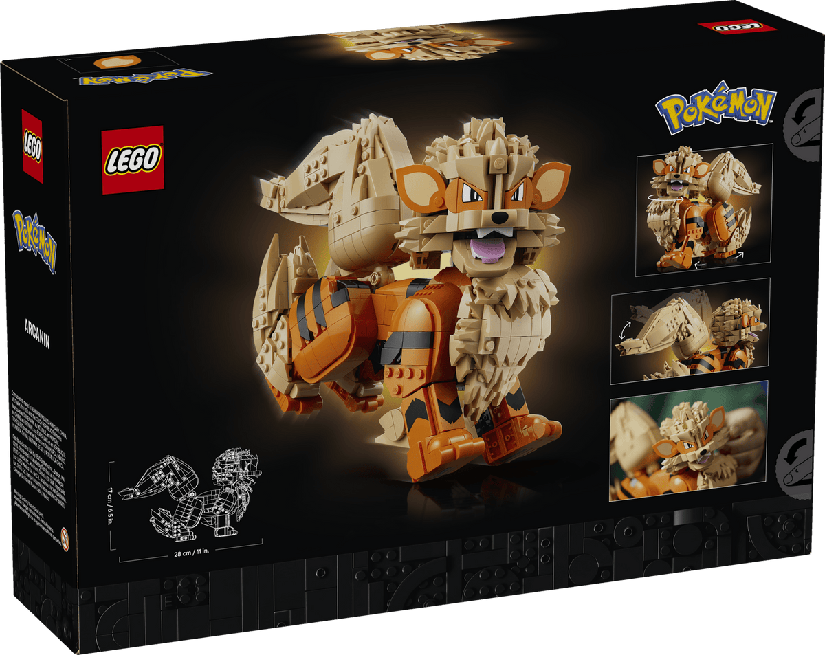 LEGO - Pokémon - Arcanine - Building Kit - 72160 - Card Brawlers