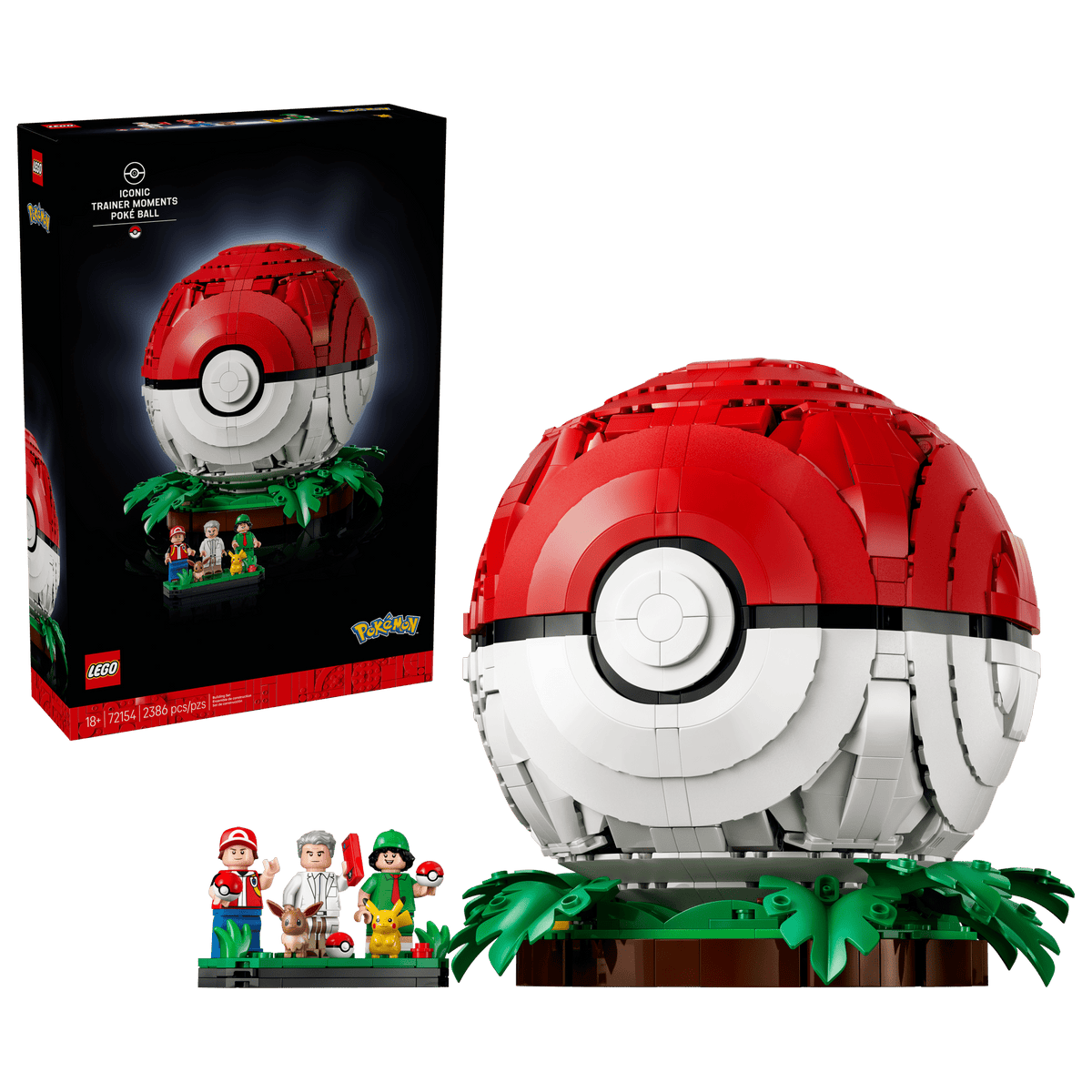 LEGO - Pokémon - Iconic Trainer Moments Poké Ball - Building Kit - 72154 - Card Brawlers