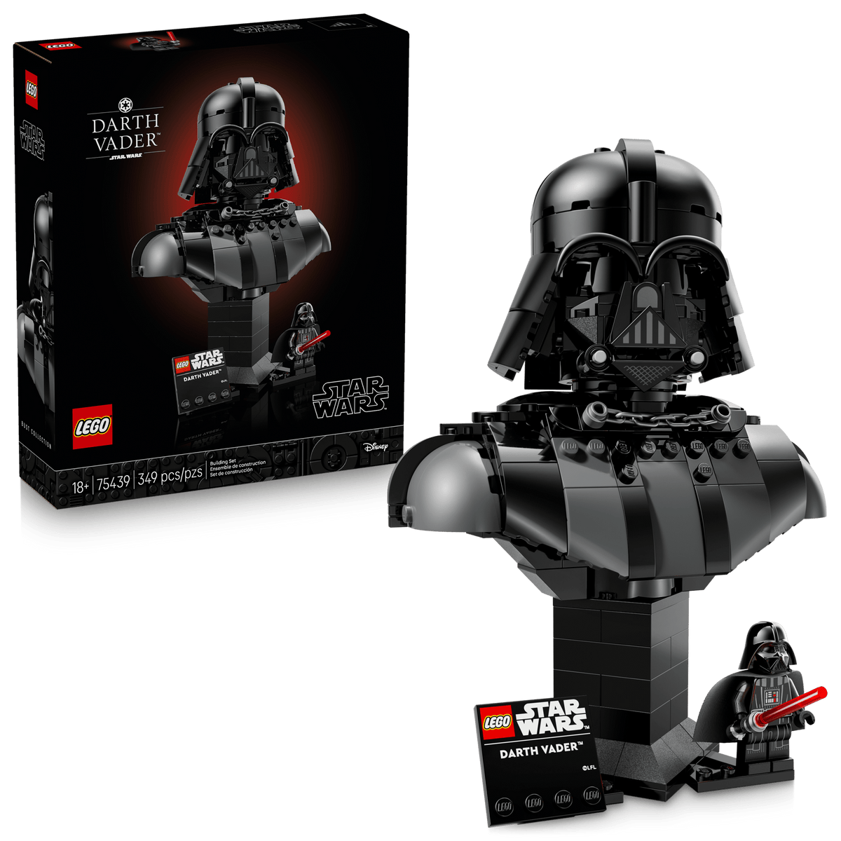 LEGO - Star Wars - Darth Vader™ Bust - Building Kit - 75439 - Card Brawlers
