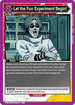 Let the Fun Experiment Begin! (UE19BT/SMD-1-080) - UE19BT SAKAMOTO DAYS - Card Brawlers