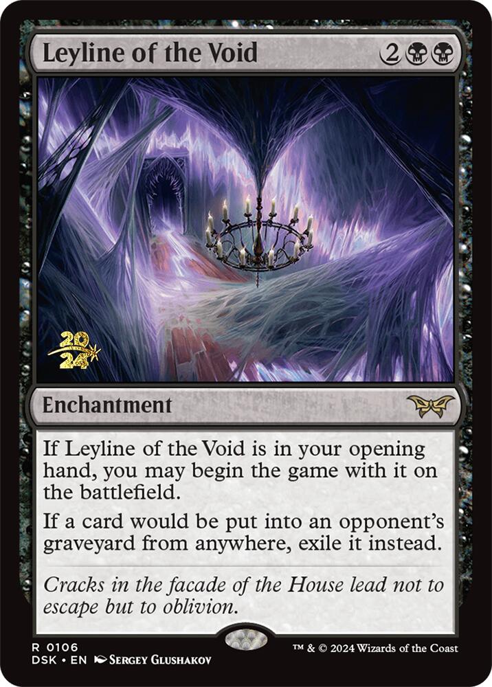Leyline of the Void (0106) [Duskmourn: House of Horror Prerelease Promos] - Card Brawlers