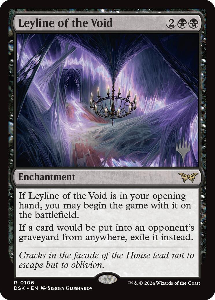 Leyline of the Void (Promo Pack) [Duskmourn: House of Horror Promos] - Card Brawlers