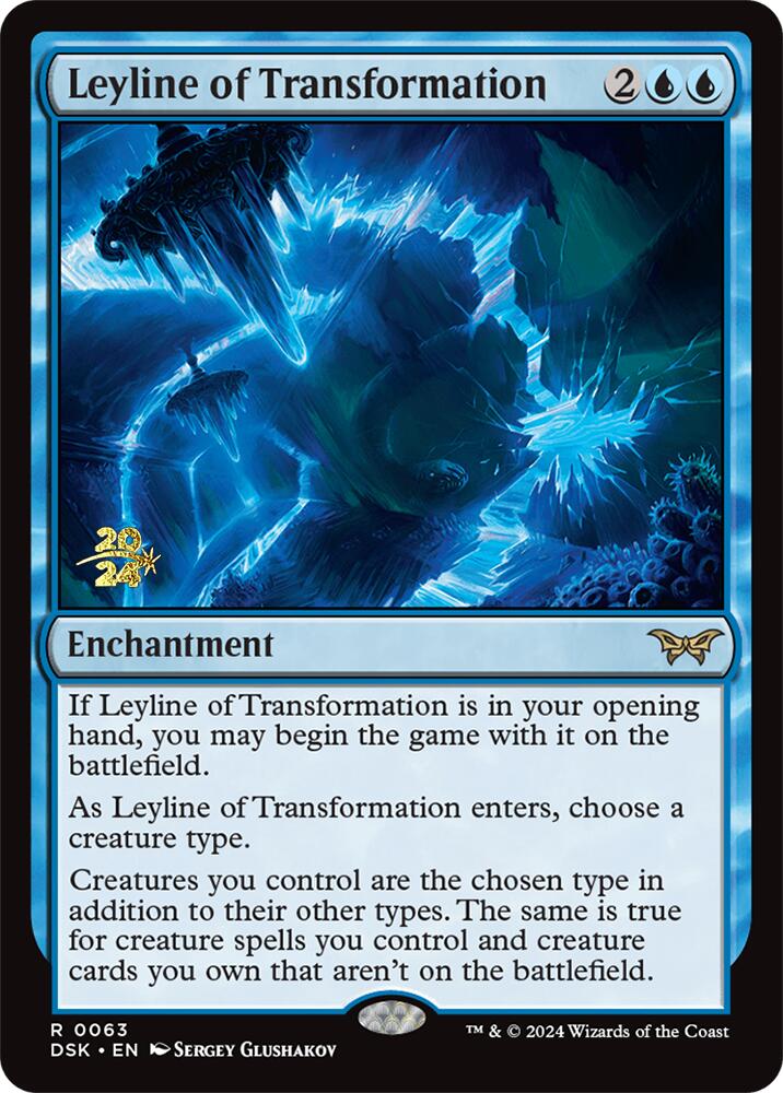 Leyline of Transformation [Duskmourn: House of Horror Prerelease Promos] - Card Brawlers