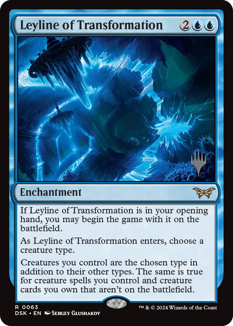 Leyline of Transformation (Promo Pack) [Duskmourn: House of Horror Promos] - Card Brawlers