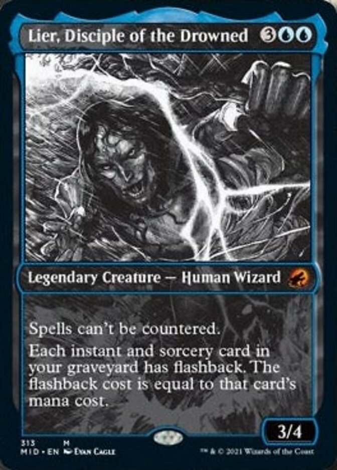 Lier, Disciple of the Drowned (Showcase Eternal Night) [Innistrad: Midnight Hunt] - Card Brawlers