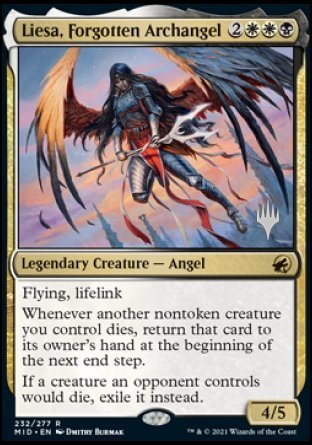 Liesa, Forgotten Archangel (Promo Pack) [Innistrad: Midnight Hunt Promos] - Card Brawlers