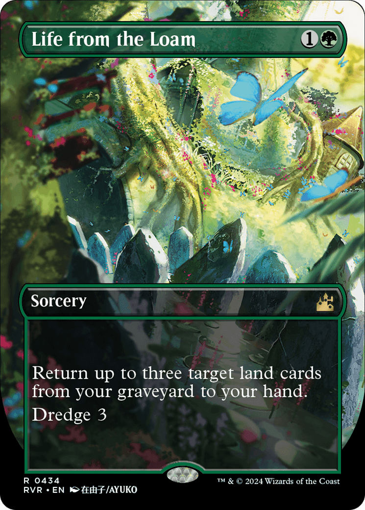 Life from the Loam (Anime Borderless) [Ravnica Remastered] - Card Brawlers